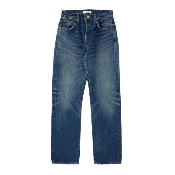 NEW MOUSSY walnut straight jeans in dark blue - Picture 4 of 4